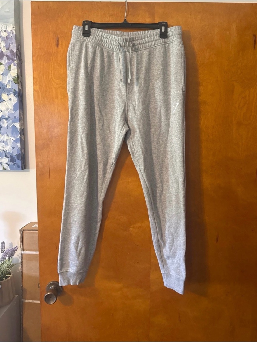 Gymshark Light Gray Jogger Sweatpants